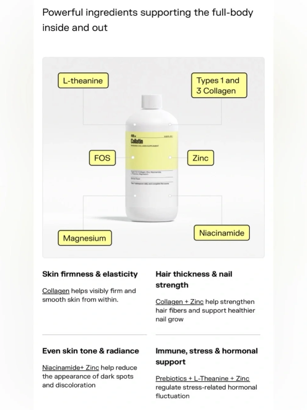 Daily Liquid Dermatologist Developed Collagen Supplement